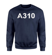 Thumbnail for A310 Flat Text Designed Sweatshirts
