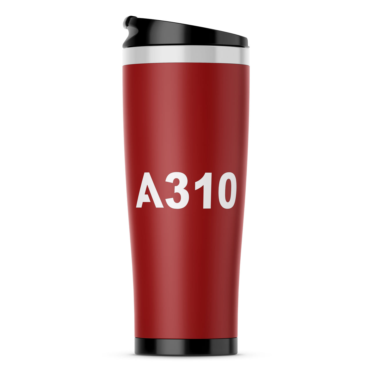 A310 Flat Text Designed Stainless Steel Travel Mugs