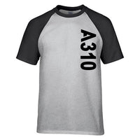 Thumbnail for A310 Side Text Designed Raglan T-Shirts