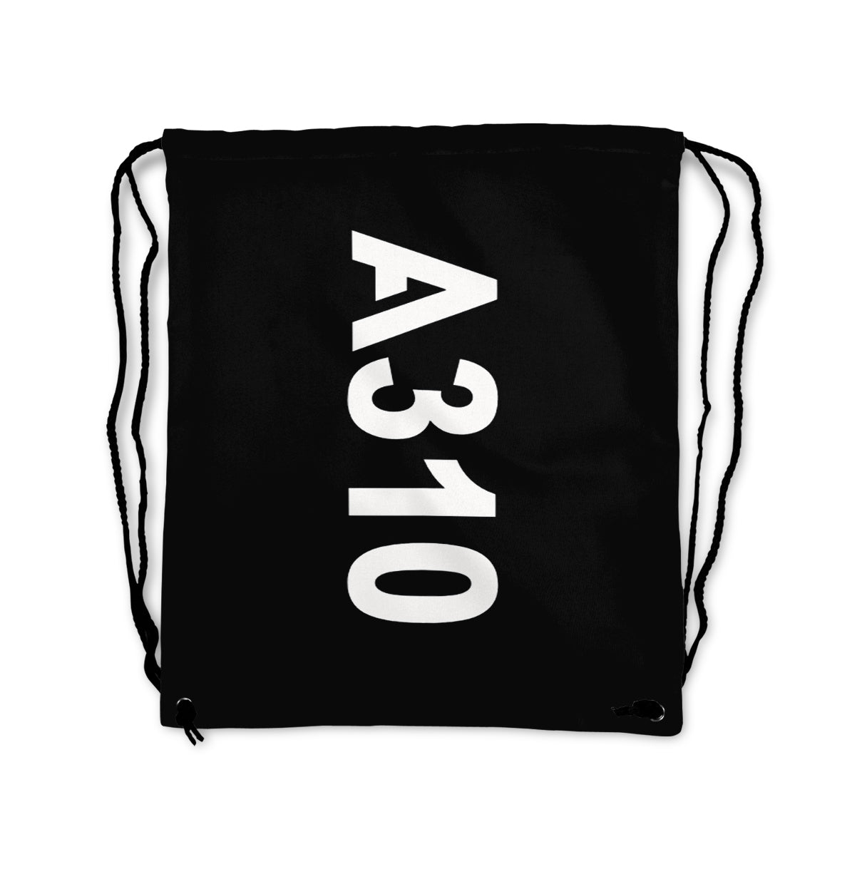 A310 Text Designed Drawstring Bags