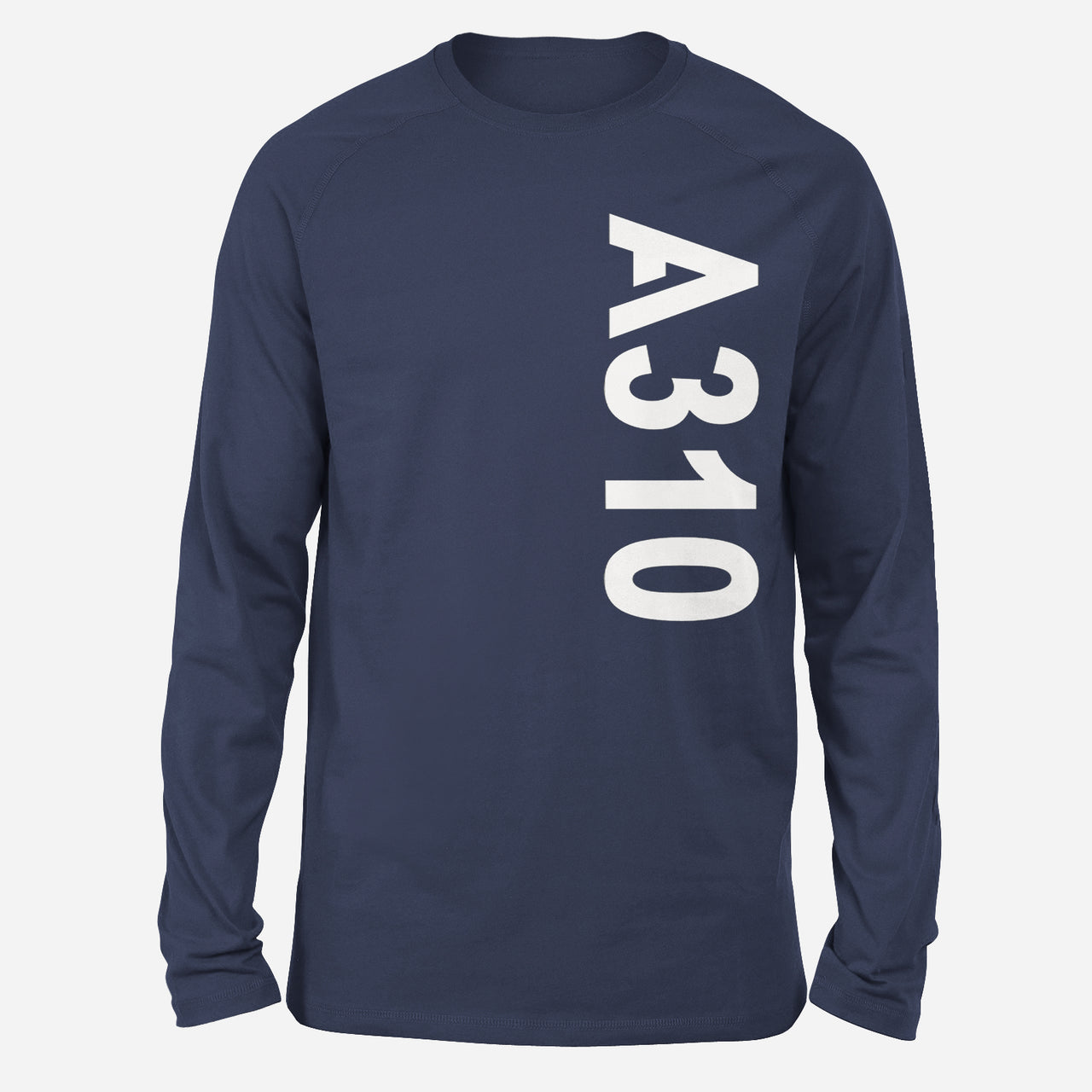 A310 Text Designed Long-Sleeve T-Shirts
