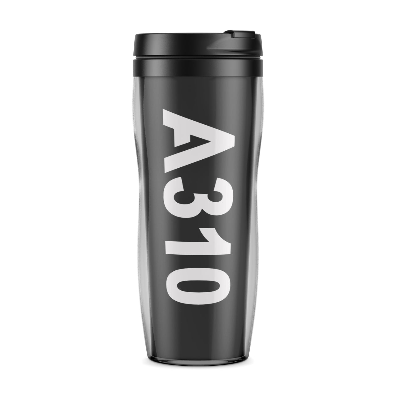 A310 Text Designed Travel Mugs