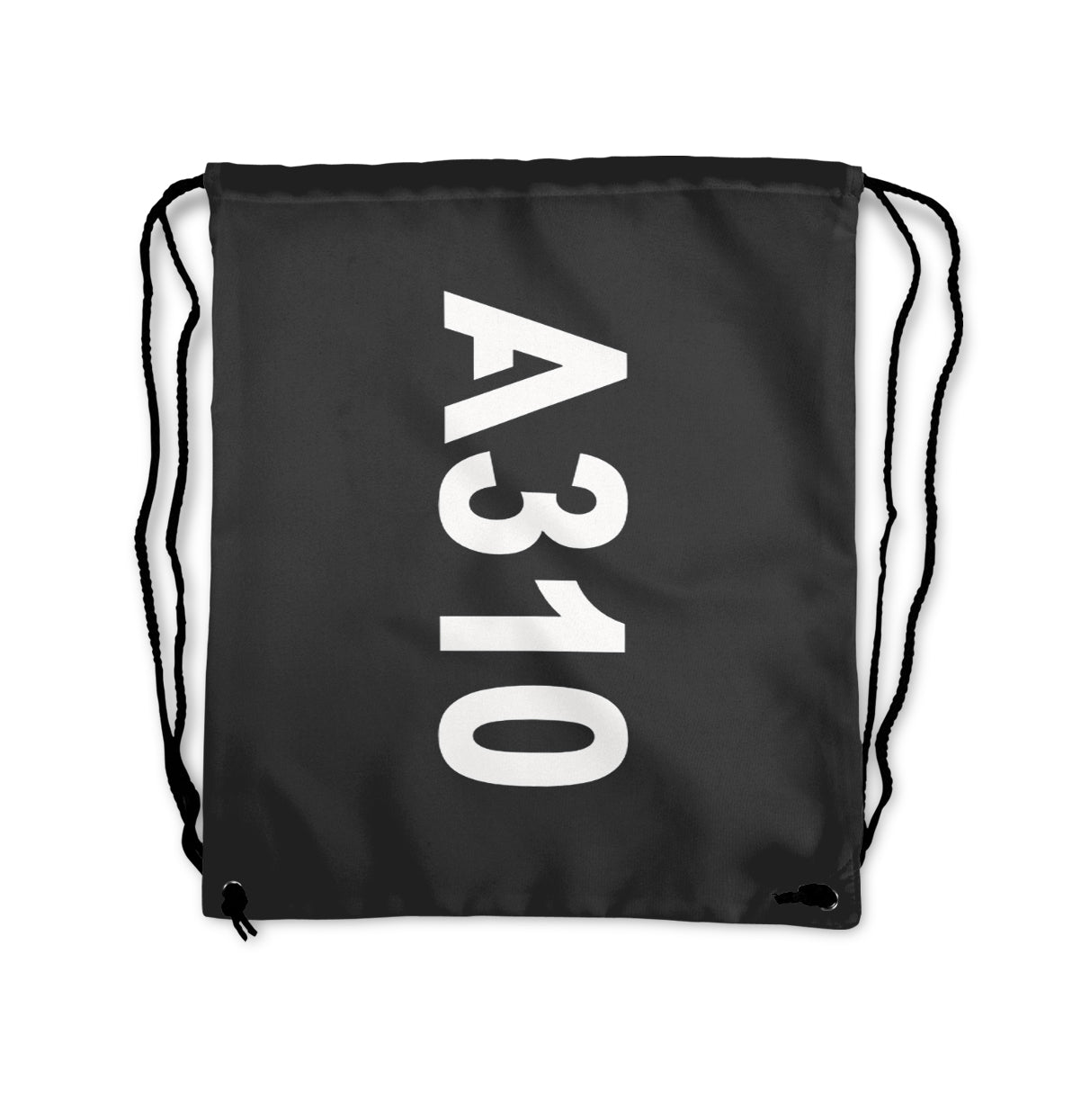 A310 Text Designed Drawstring Bags
