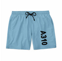 Thumbnail for A310 Text Designed Swim Trunks & Shorts