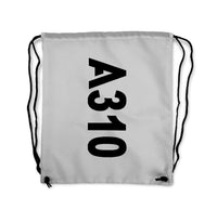 Thumbnail for A310 Text Designed Drawstring Bags