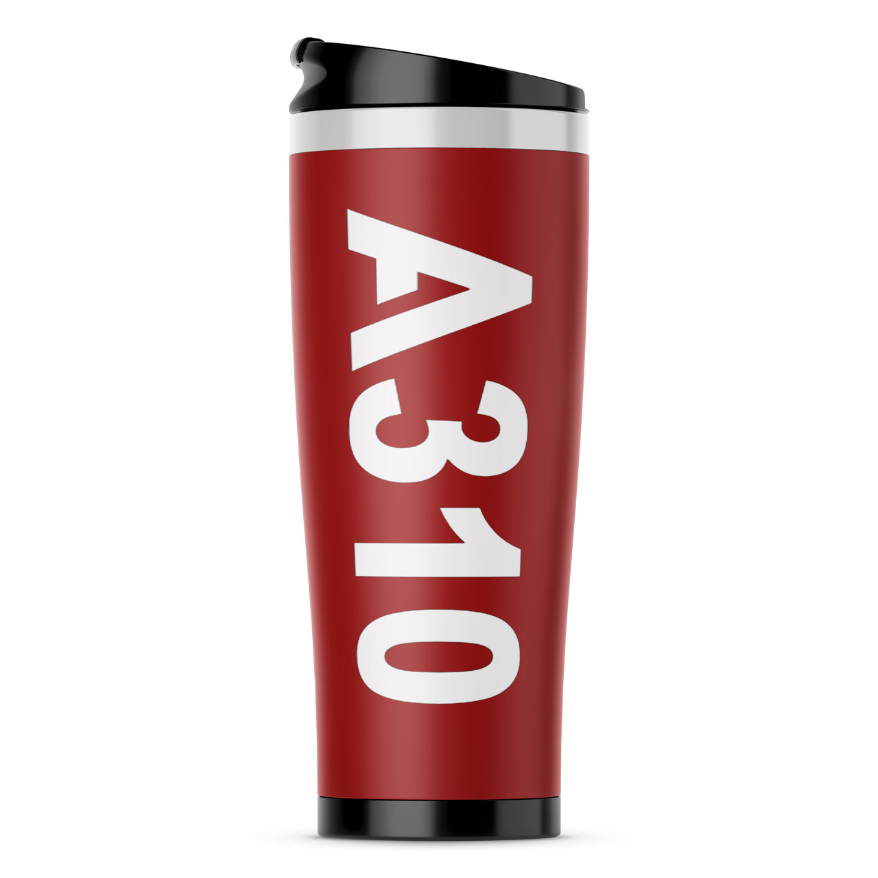 A310 Text Designed Stainless Steel Travel Mugs