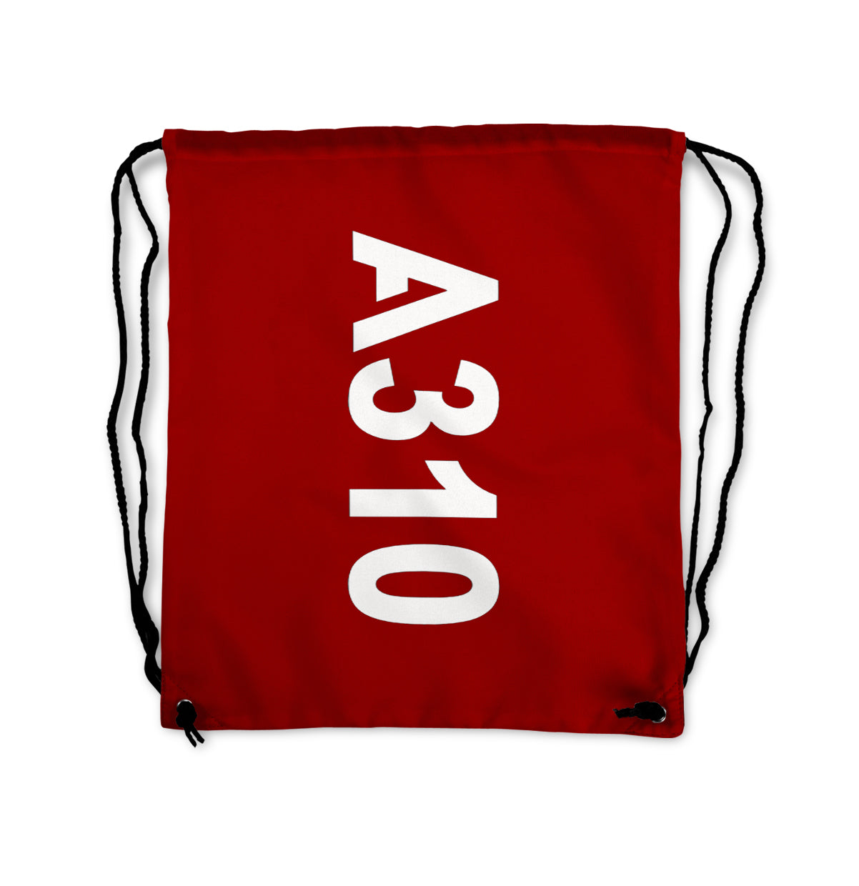 A310 Text Designed Drawstring Bags