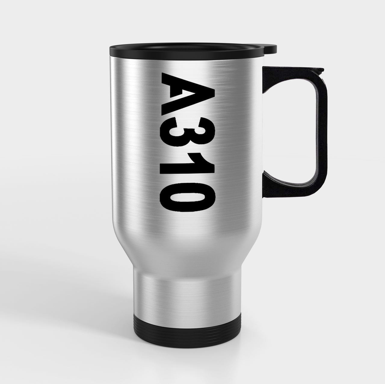 A310 Text Side Designed Travel Mugs (With Holder)
