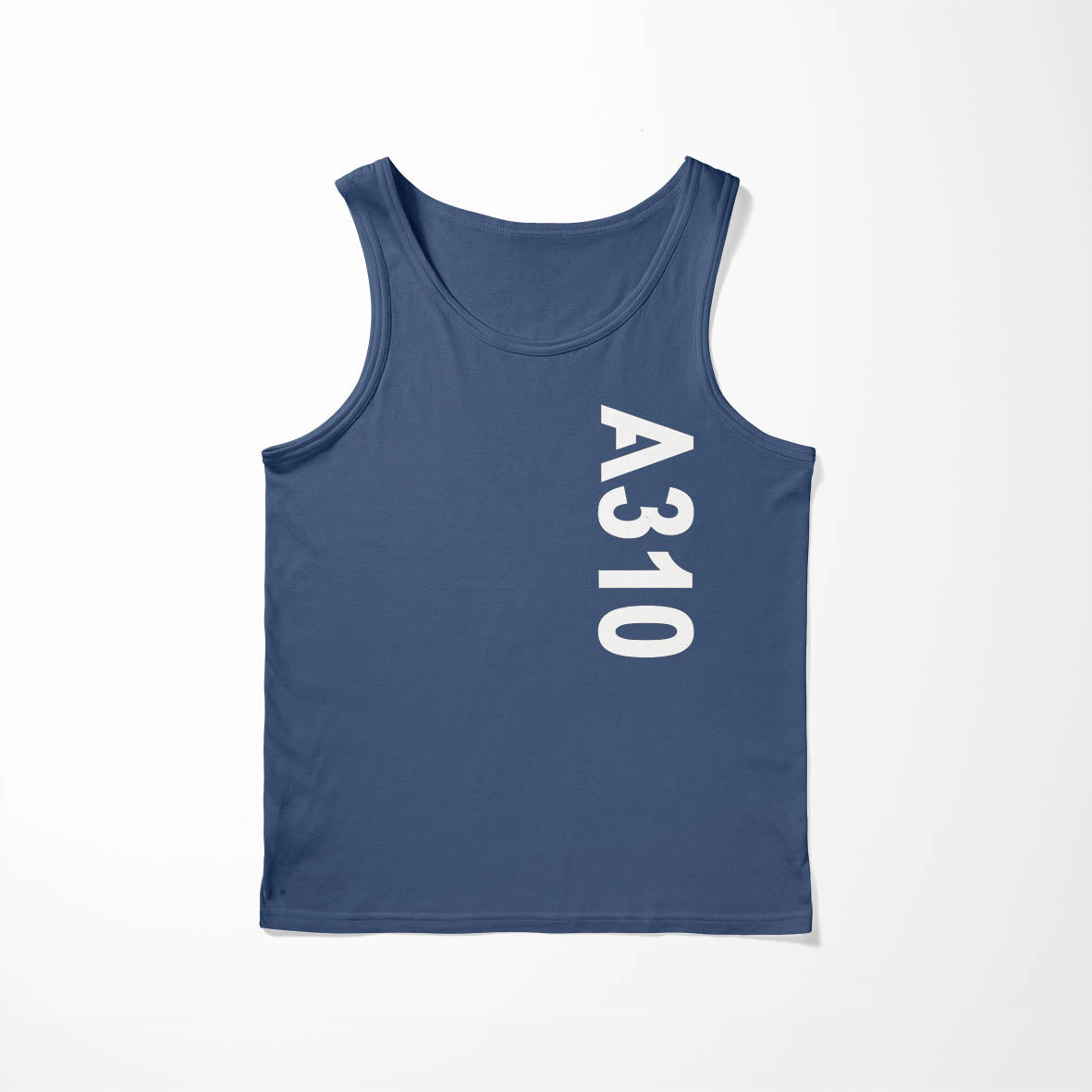 A310 Side Text Designed Tank Tops