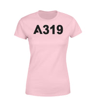 Thumbnail for A319 Flat Text Designed Women T-Shirts