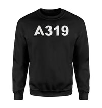 Thumbnail for A319 Flat Text Designed Sweatshirts