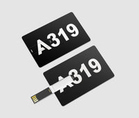 Thumbnail for A319 Flat Text Designed USB Cards
