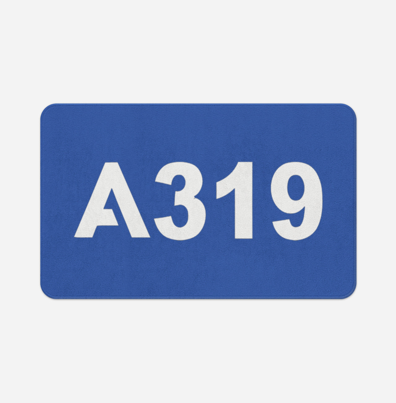A319 Flat Text Designed Bath Mats