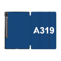 Thumbnail for A319 Flat Text Designed Samsung Tablet Cases