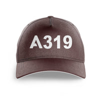 Thumbnail for A319 Flat Text Printed Hats