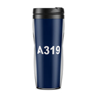 Thumbnail for A319 Flat Text Designed Travel Mugs