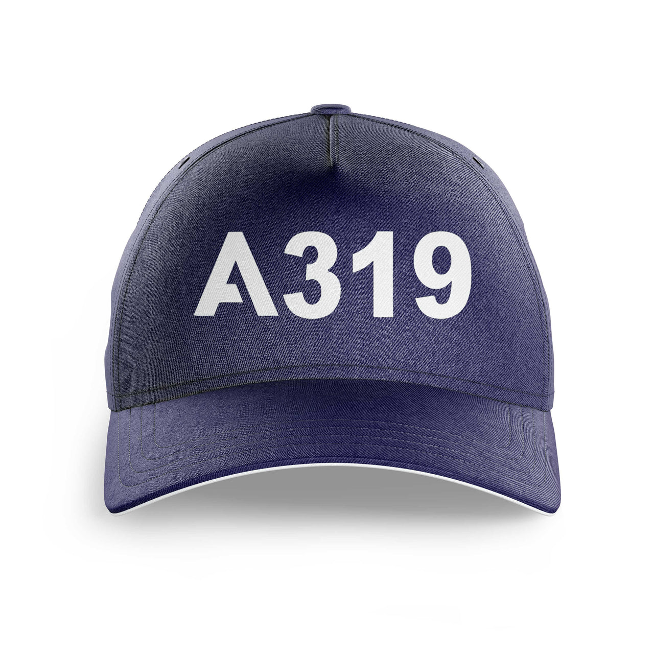 A319 Flat Text Printed Hats