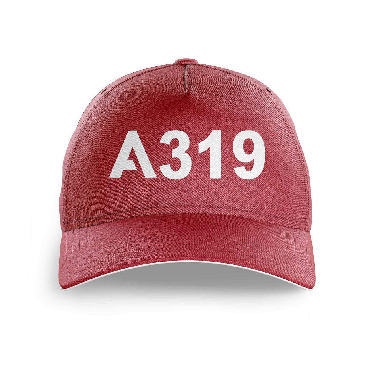 A319 Flat Text Printed Hats