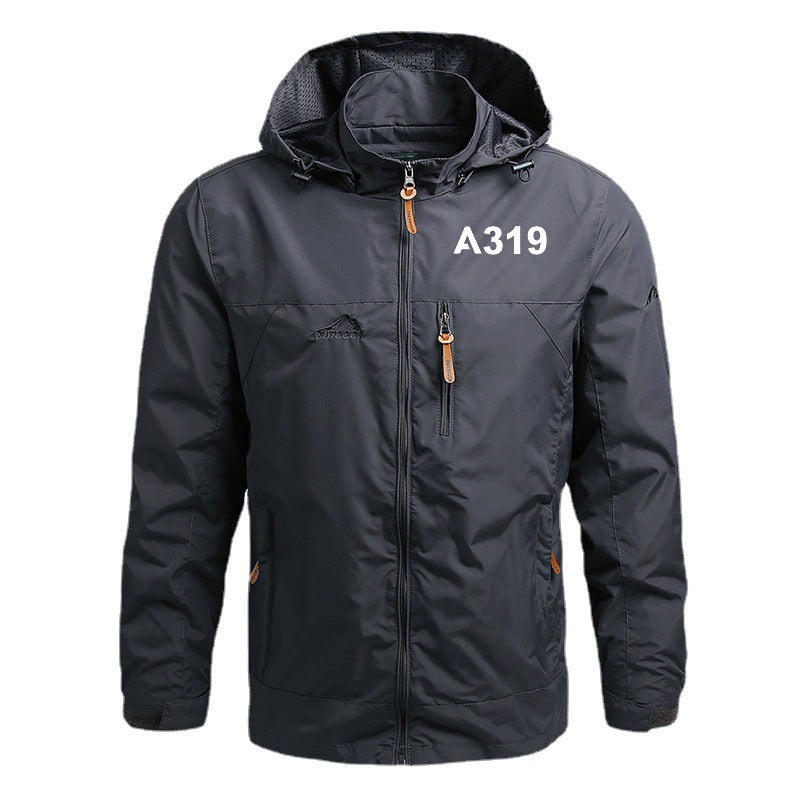 A319 Flat Text Designed Thin Stylish Jackets