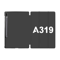 Thumbnail for A319 Flat Text Designed Samsung Tablet Cases