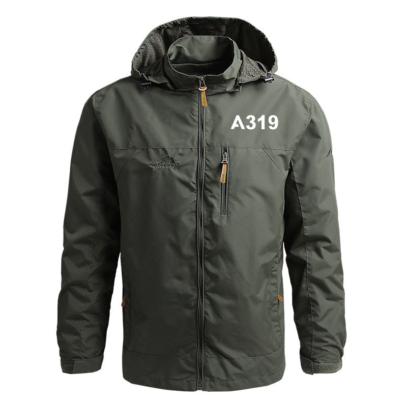 A319 Flat Text Designed Thin Stylish Jackets