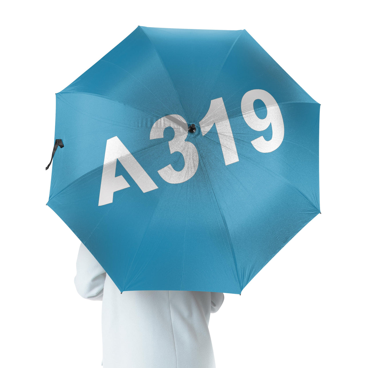 A319 Flat Text Designed Umbrella