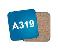 Thumbnail for A319 Flat Text Designed Coasters