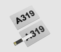 Thumbnail for A319 Flat Text Designed USB Cards