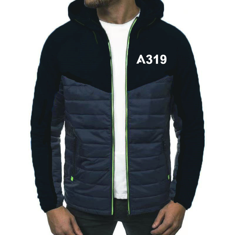 A319 Flat Text Designed Sportive Jackets