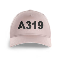 Thumbnail for A319 Flat Text Printed Hats