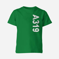 Thumbnail for A319 Side Text Designed Children T-Shirts