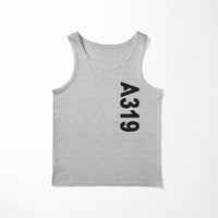 Thumbnail for A319 Side Text Designed Tank Tops