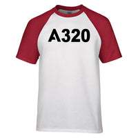 Thumbnail for A320 Flat Text Designed Raglan T-Shirts