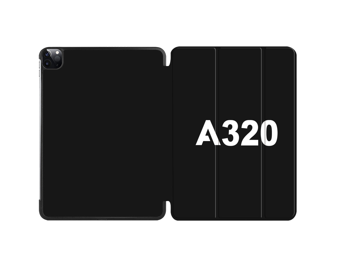 A320 Flat Text Designed iPad Cases