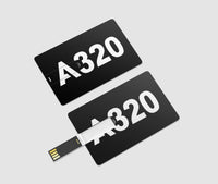 Thumbnail for A320 Flat Text Designed USB Cards