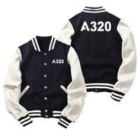 Thumbnail for A320 Flat Text Designed Baseball Style Jackets