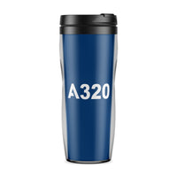 Thumbnail for A320 Flat Text Designed Travel Mugs