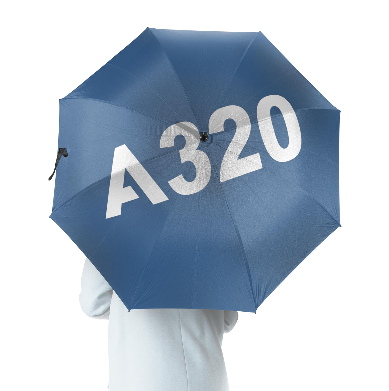 A320 Flat Text Designed Umbrella