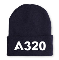 Thumbnail for A320 Flat Text Embroidered Beanies