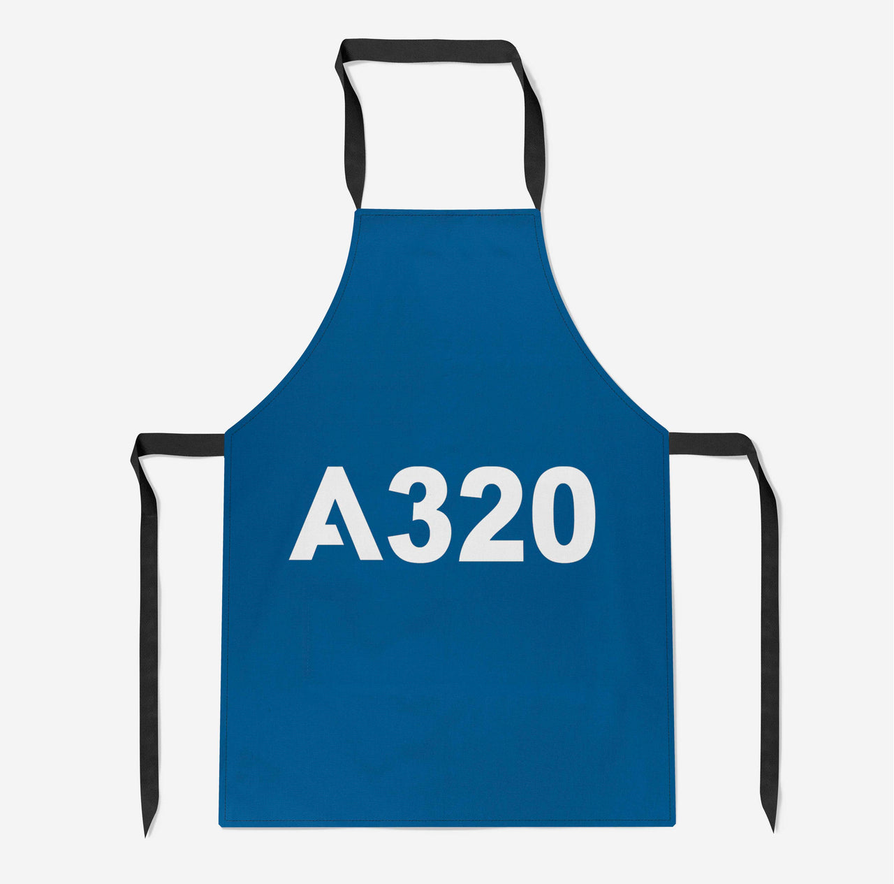 A320 Flat Text Designed Kitchen Aprons