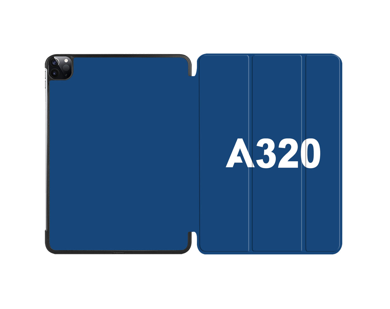 A320 Flat Text Designed iPad Cases