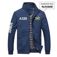 Thumbnail for A320 Flat Text Designed Stylish Jackets