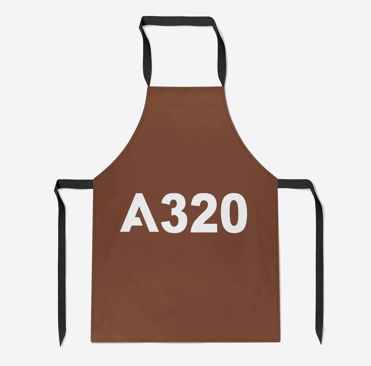 A320 Flat Text Designed Kitchen Aprons
