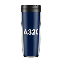 Thumbnail for A320 Flat Text Designed Travel Mugs