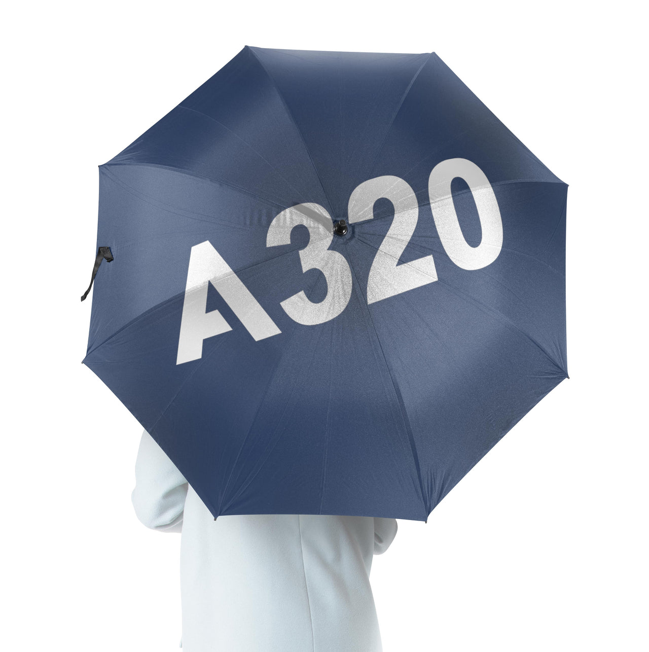 A320 Flat Text Designed Umbrella