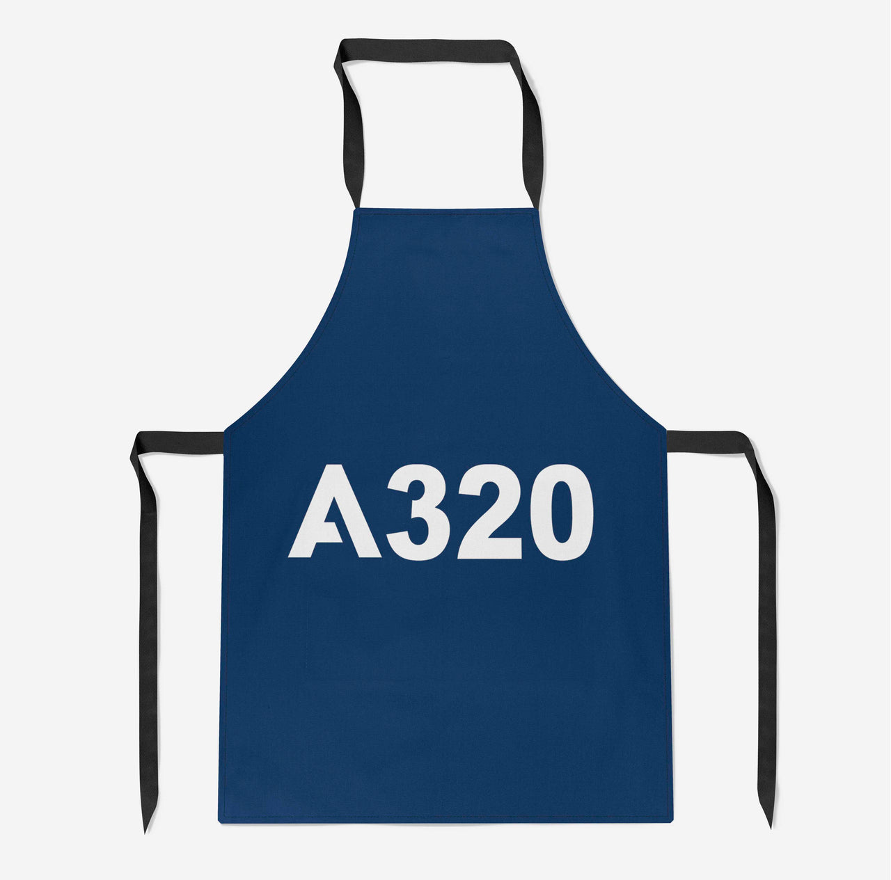 A320 Flat Text Designed Kitchen Aprons