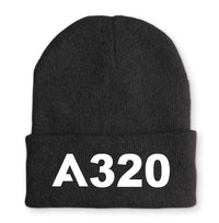 Thumbnail for A320 Flat Text Embroidered Beanies