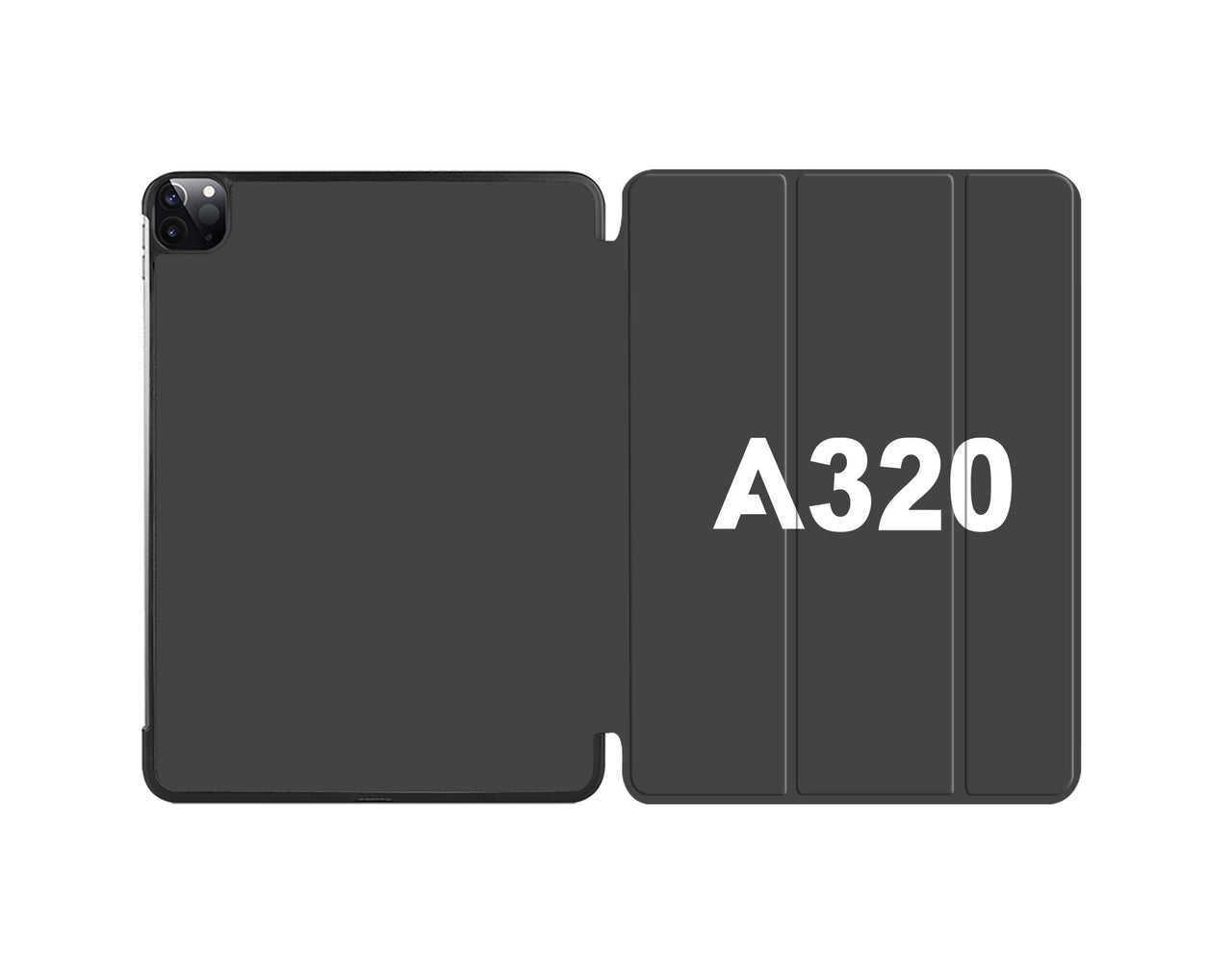 A320 Flat Text Designed iPad Cases