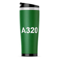 Thumbnail for A320 Flat Text Designed Travel Mugs