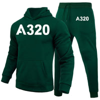 Thumbnail for A320 Flat Text Designed Hoodies & Sweatpants Set
